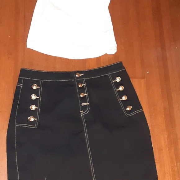 HYDRAULIC JEANS  PETITE SKIRT - Picture 6 of 11